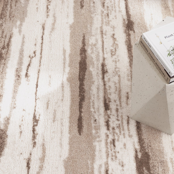 Edition Watercolour Lines Brown Rug
