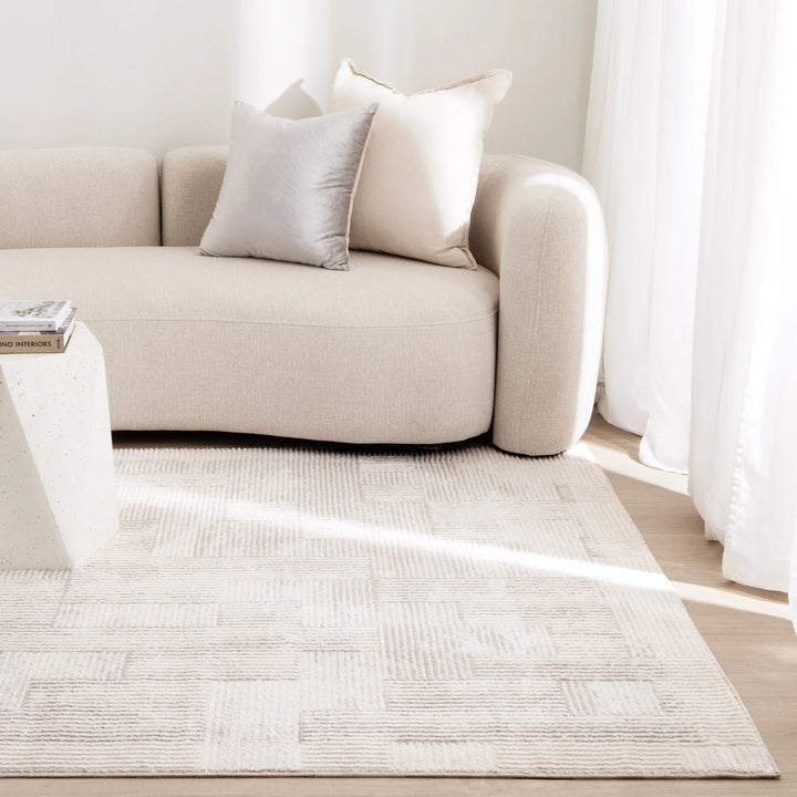 Edition Abstract Lines Beige Rug