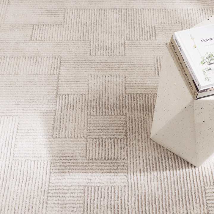 Edition Abstract Lines Beige Rug