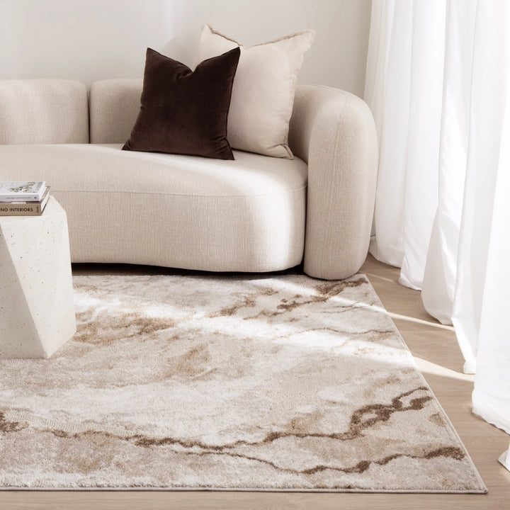 Edition Marble Astract Beige Rug