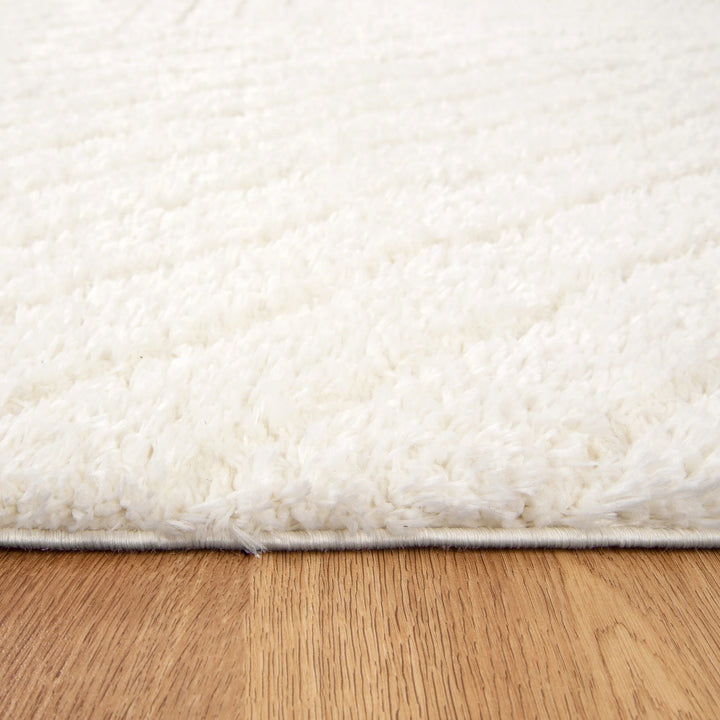 Alps Modern Cream Shag Rug