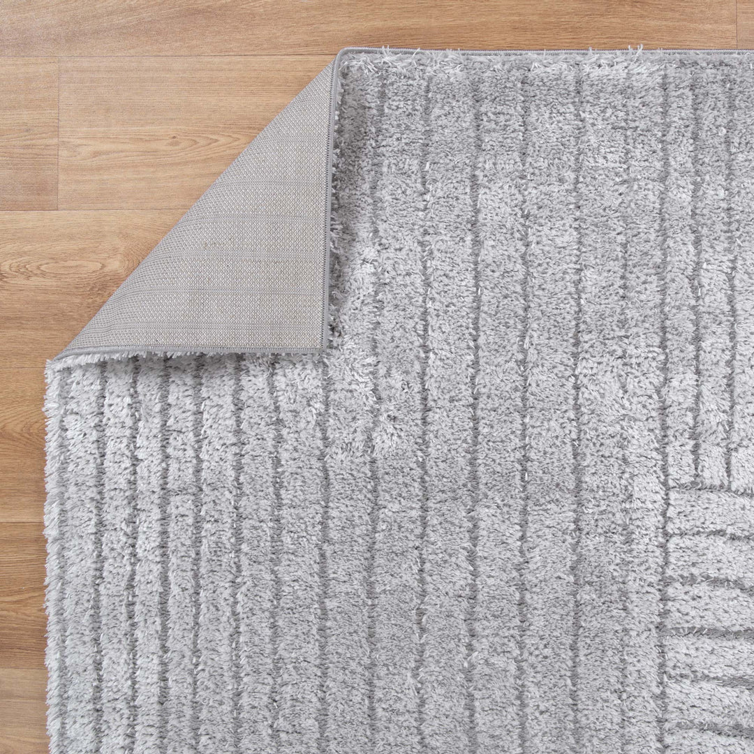 Alps Dior Silver Shag Rug