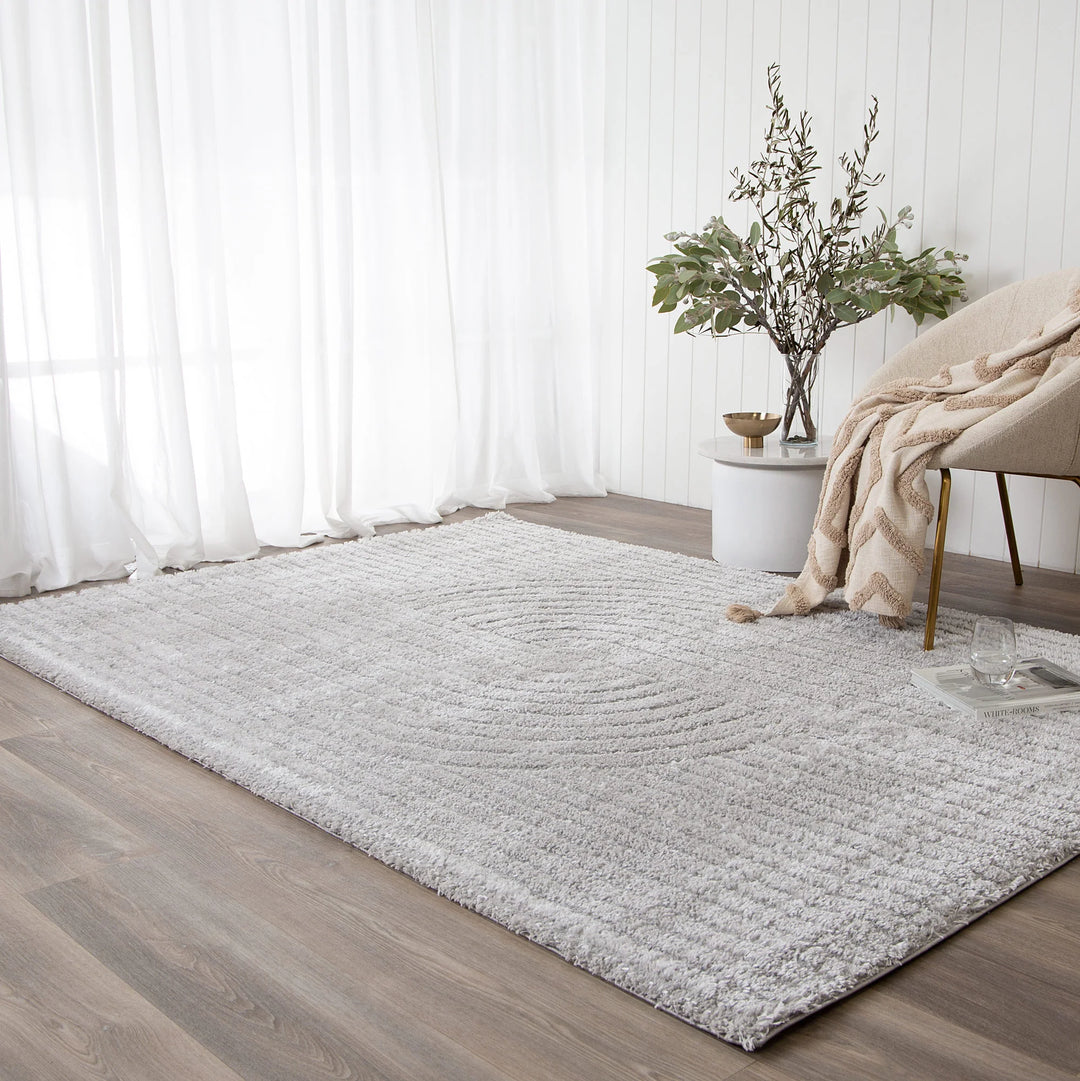 Alps Dior Silver Shag Rug