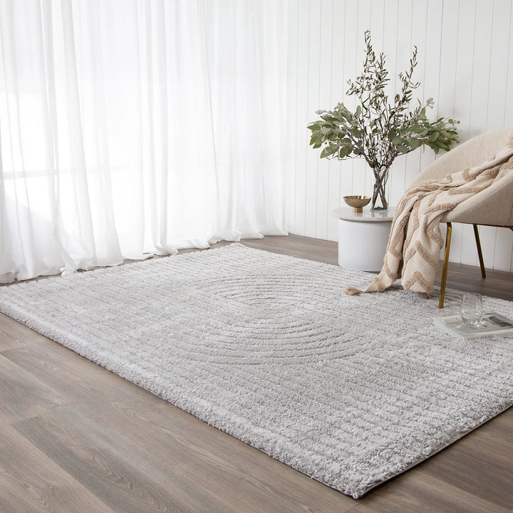 Alps Dior Silver Shag Rug