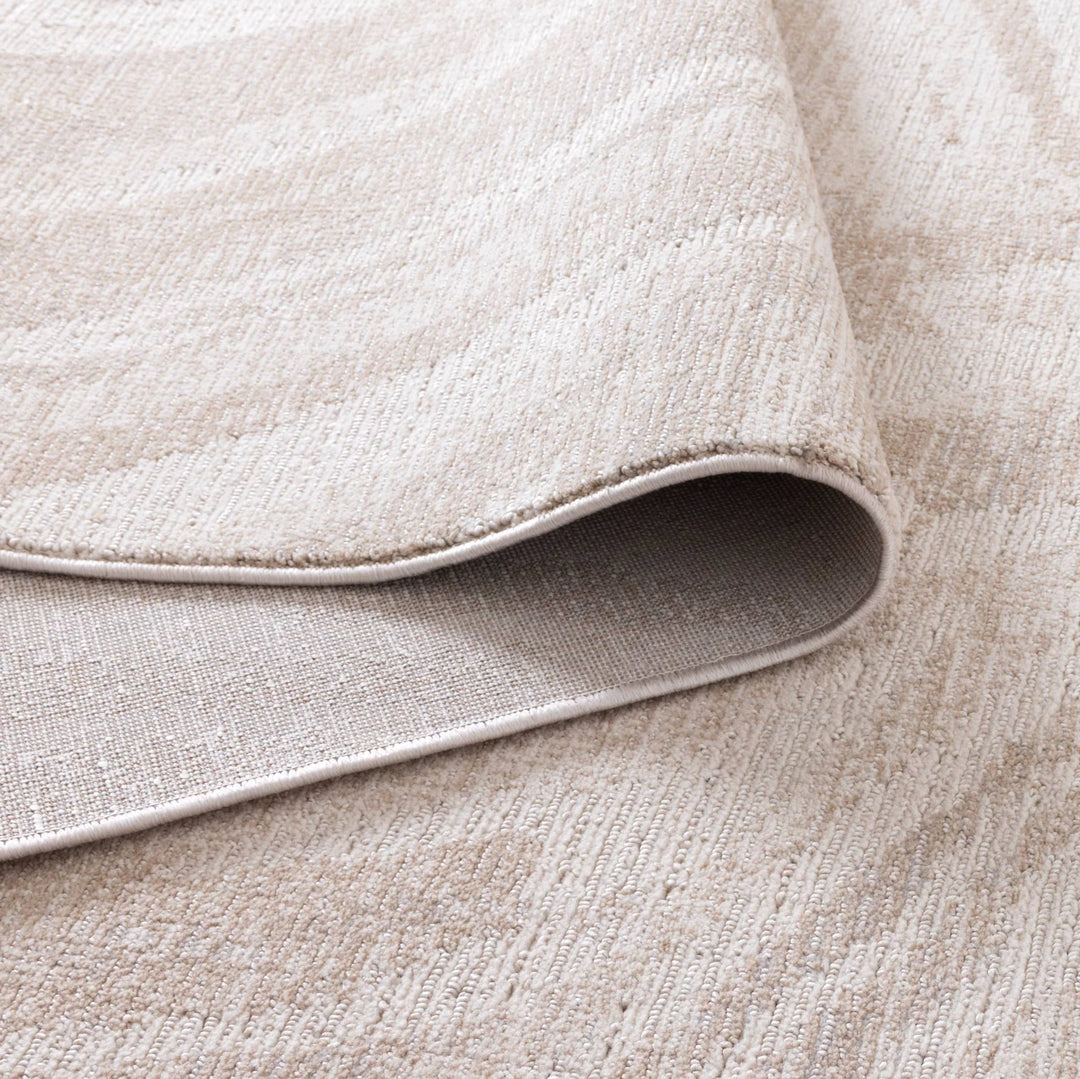Yazd Geo Lines Beige Cream Rug - TOS1