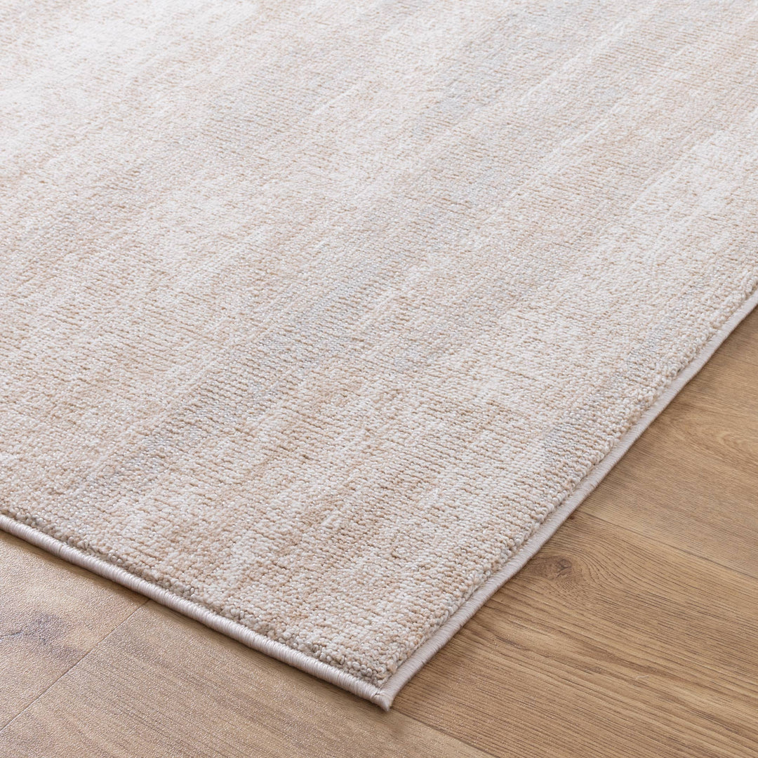 Yazd Watercolour Beige Cream Rug - TOS2