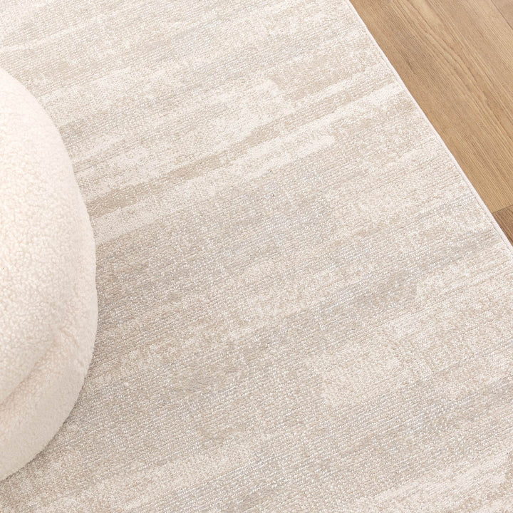 Yazd Watercolour Beige Cream Rug - TOS2