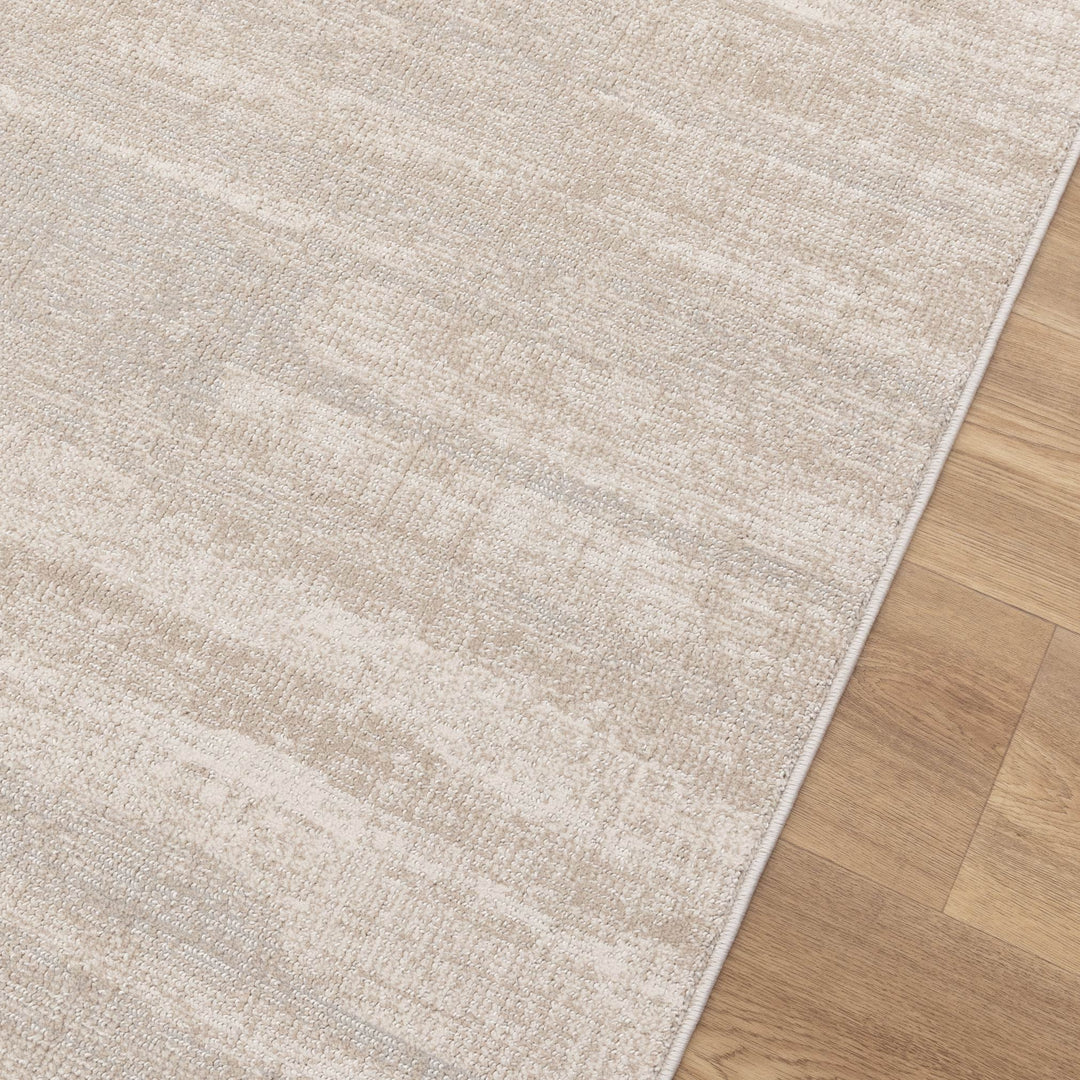 Yazd Watercolour Beige Cream Rug - TOS2
