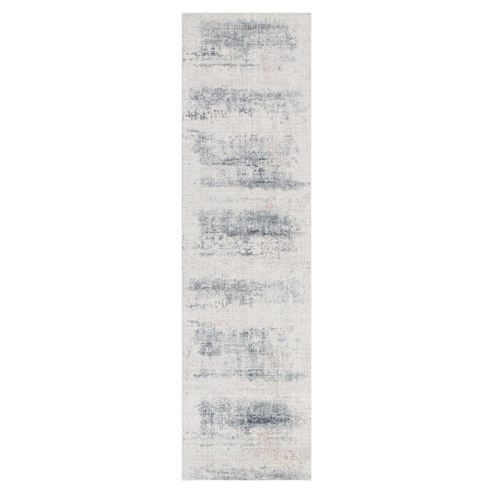 Yazd Distressed Splash Beige Blue Rug TOS5