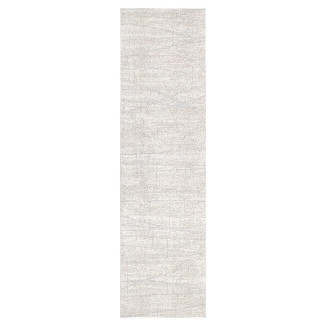 Yazd Lines Grey Beige Rug - TOS6