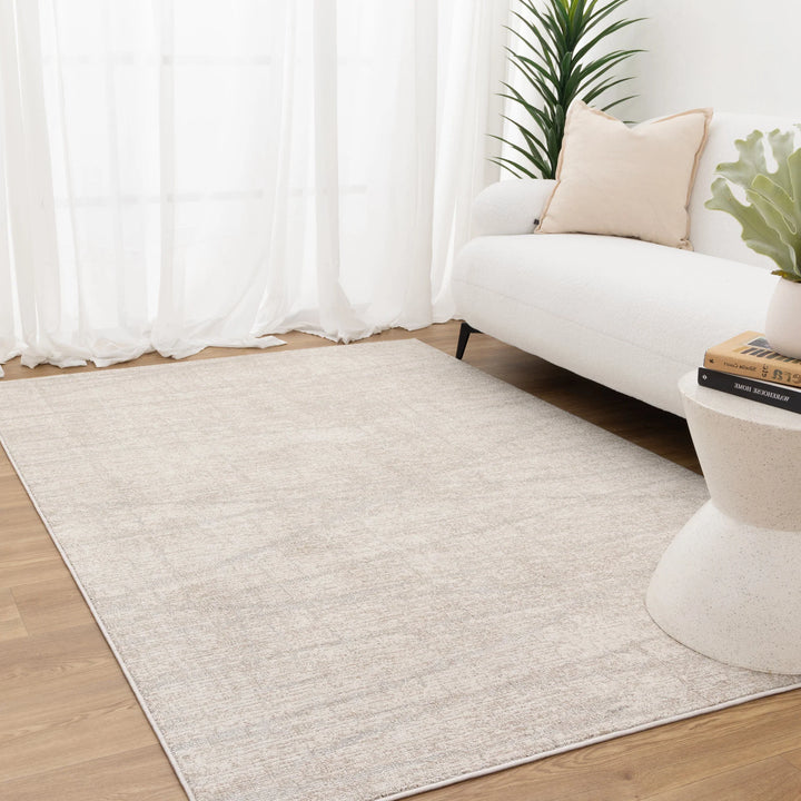 Yazd Lines Grey Beige Rug - TOS6