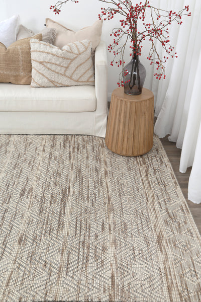 Coppola 04 Beige Wool Rug