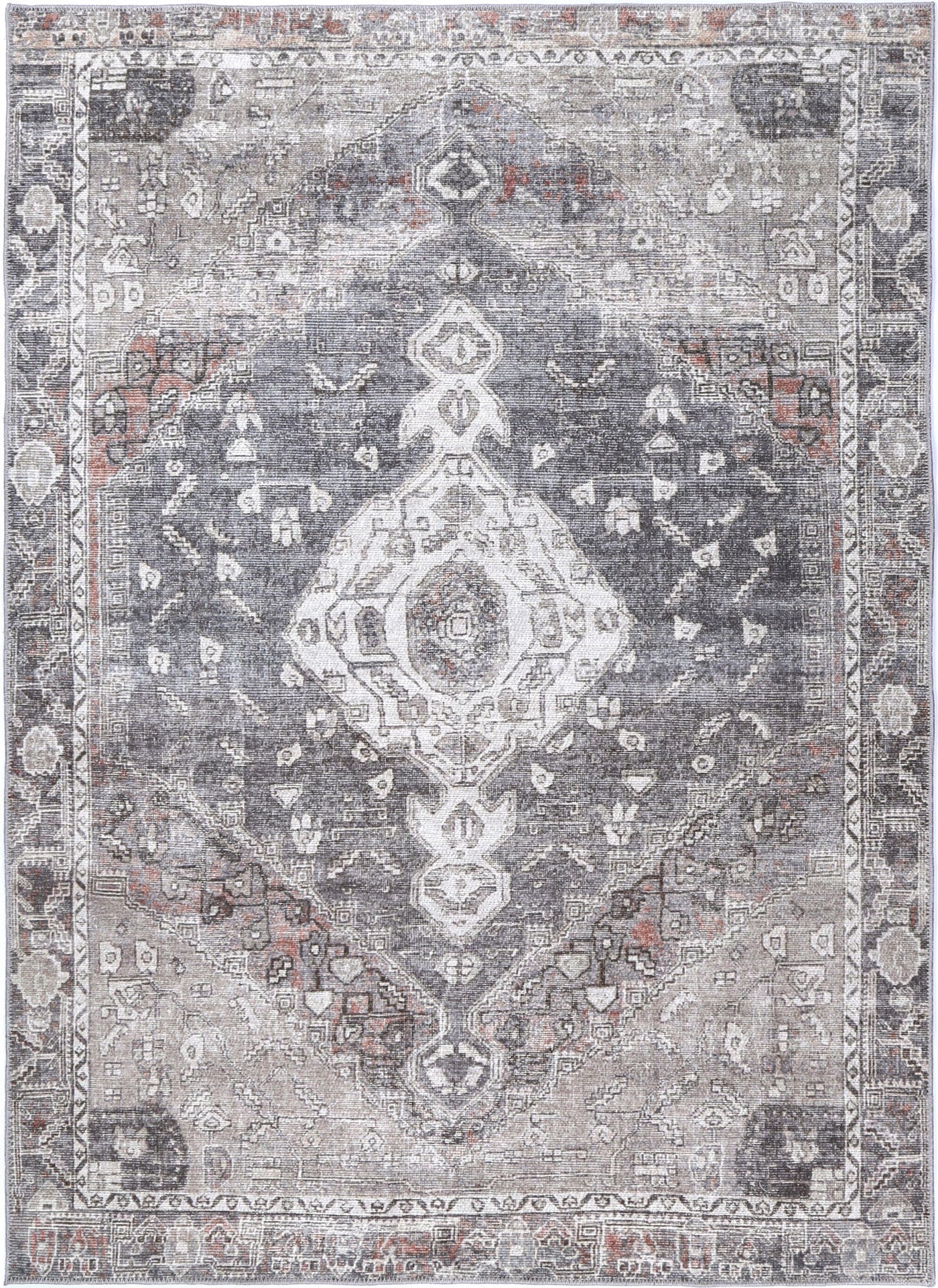 Hanna 04 Machine Washable Rug