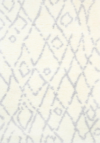 Manchester Cream and Silver Fes Rug