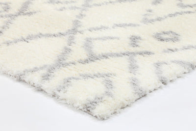 Manchester Cream and Silver Fes Rug