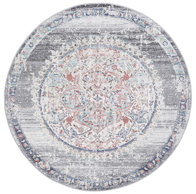 Sofia 33 Grey Round Rug