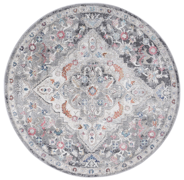 Sofia 34 Grey Round Rug