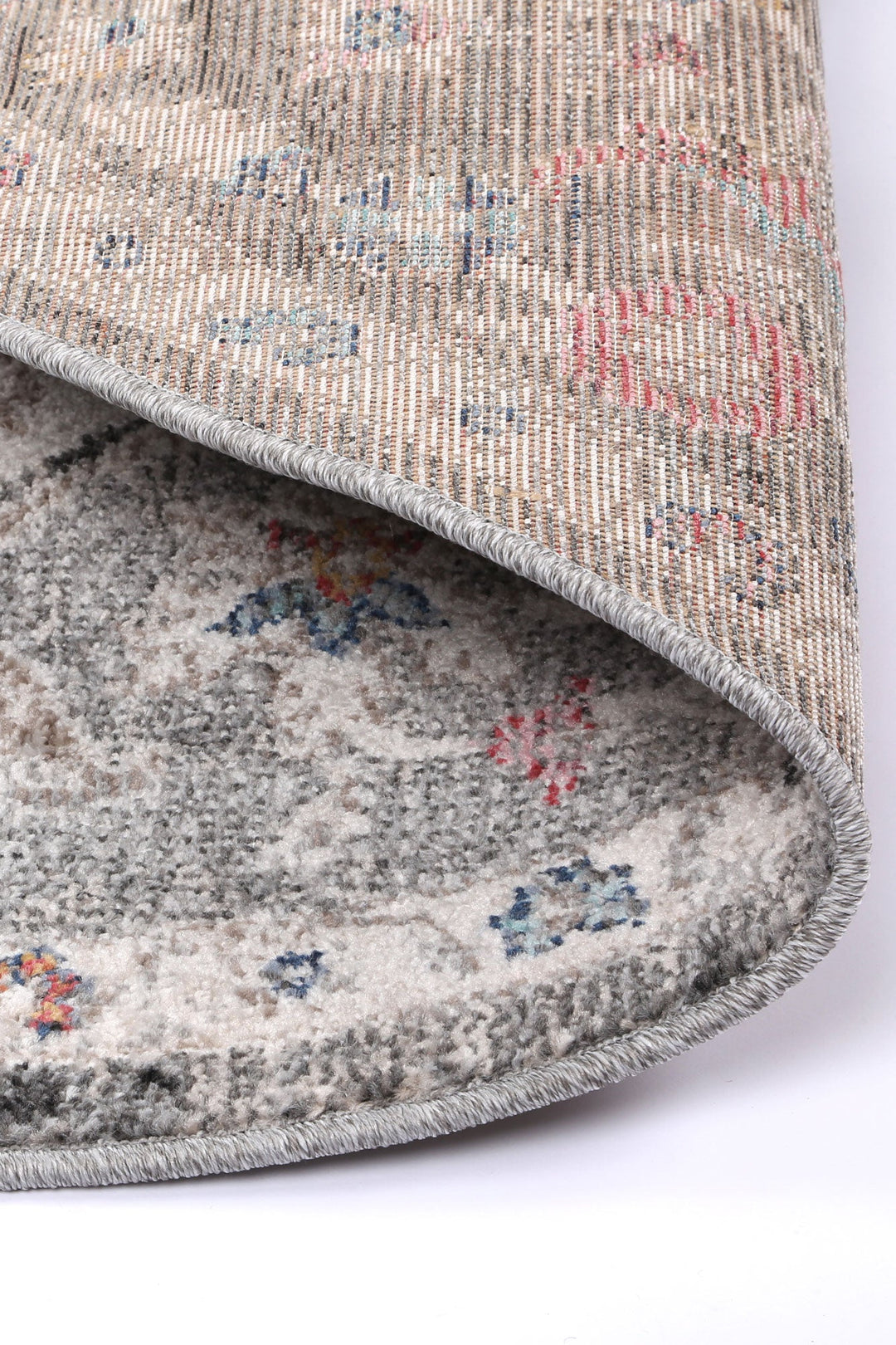 Sofia 34 Grey Round Rug