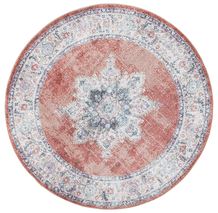 Sofia 35 Rust Round Rug
