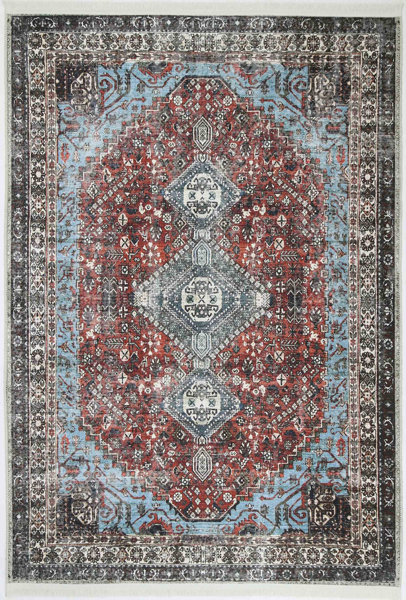 Rasht Multi Colour Oriental Rug