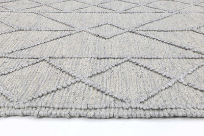 Hima Grey Wool Blend Rug