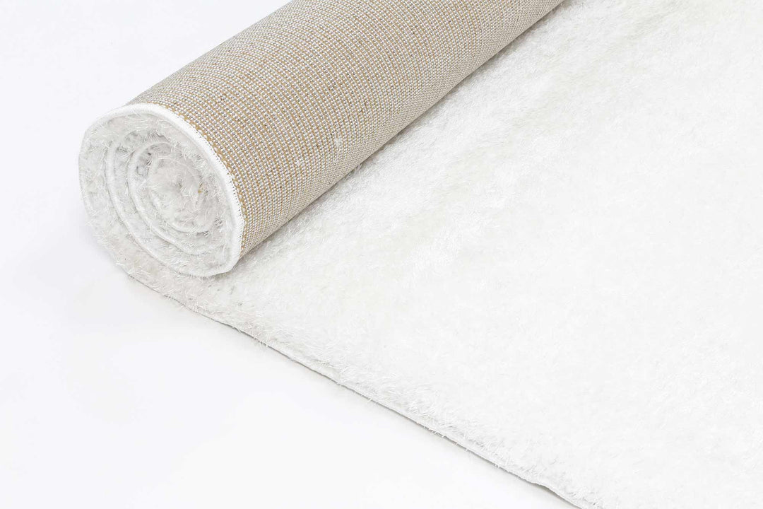 Puffy Soft Shaggy White