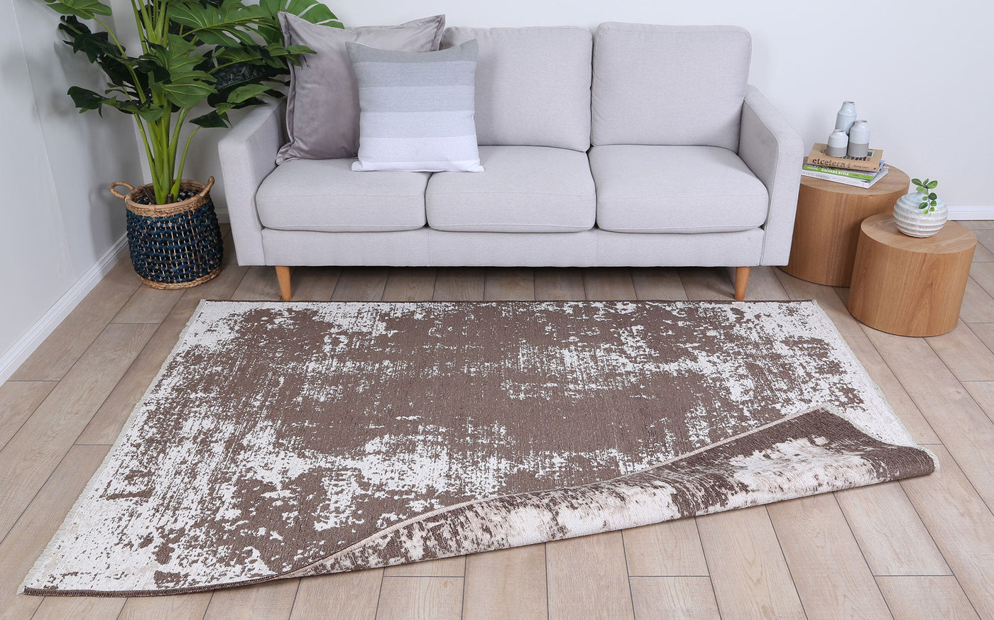 Golf 121b Reversible Rug Beige