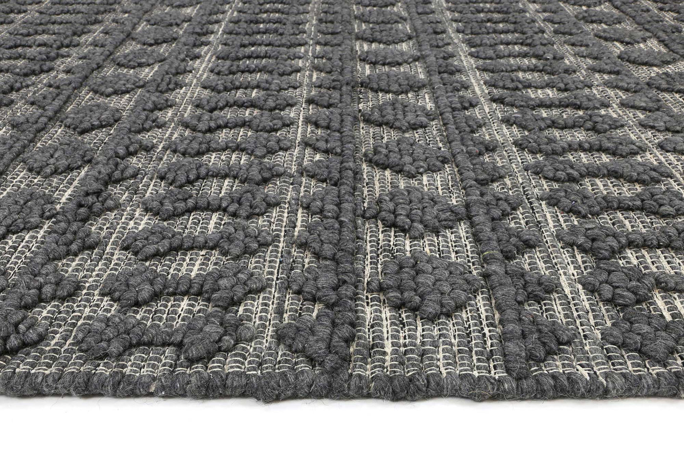 Hima Grey 2 Wool Blend Rug