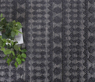 Hima Grey 2 Wool Blend Rug