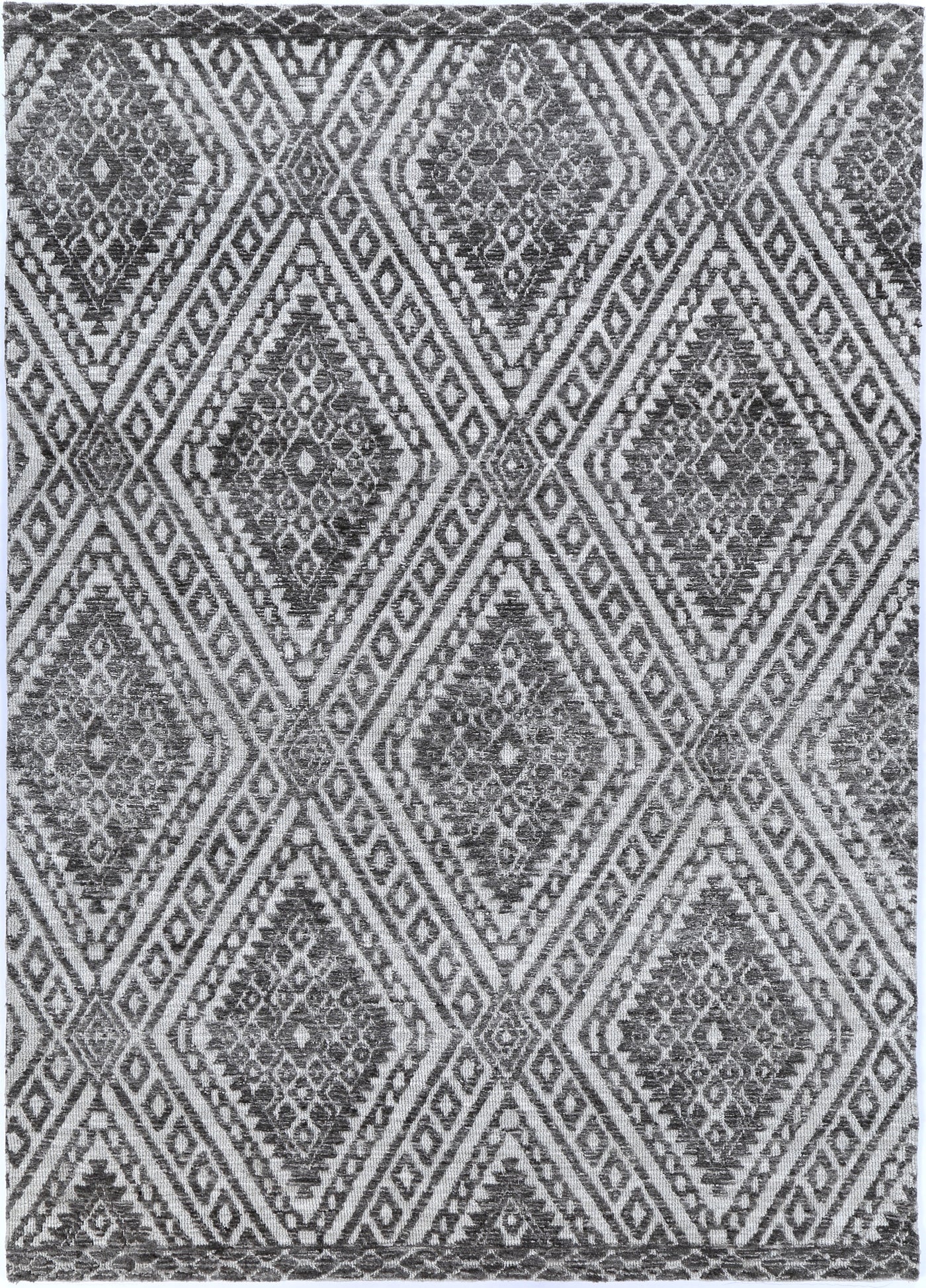 Amber Grey Cotton Blend Rug