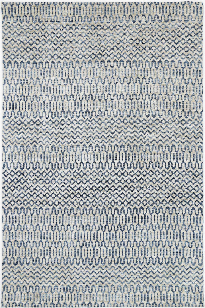 Amber Navy Tribal Rug