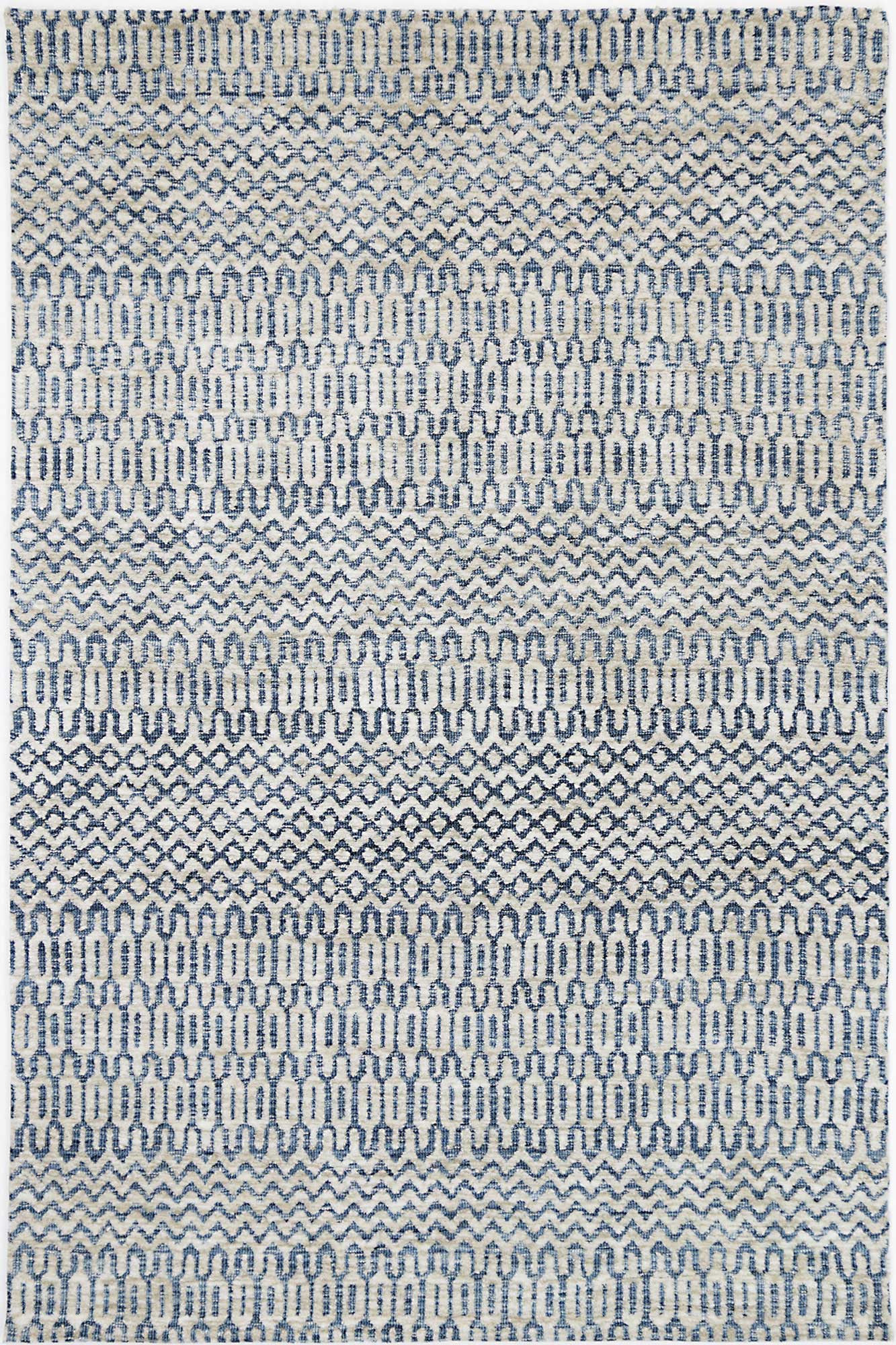 Amber Navy Tribal Rug