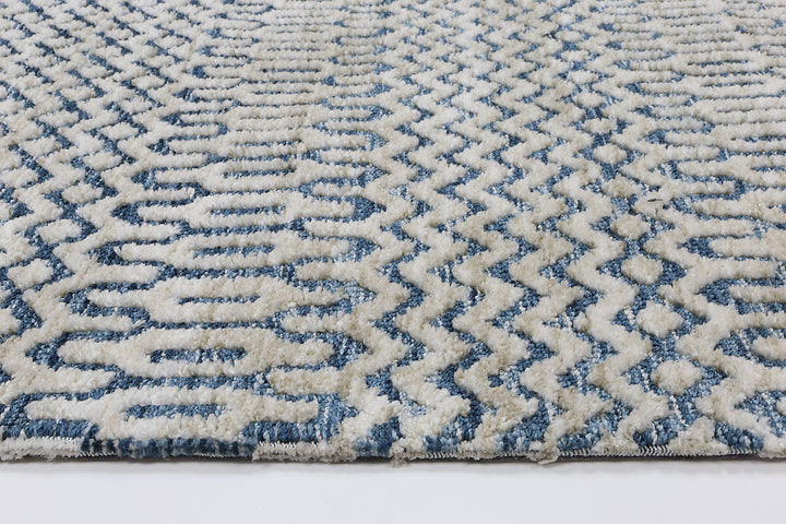 Amber Navy Tribal Rug