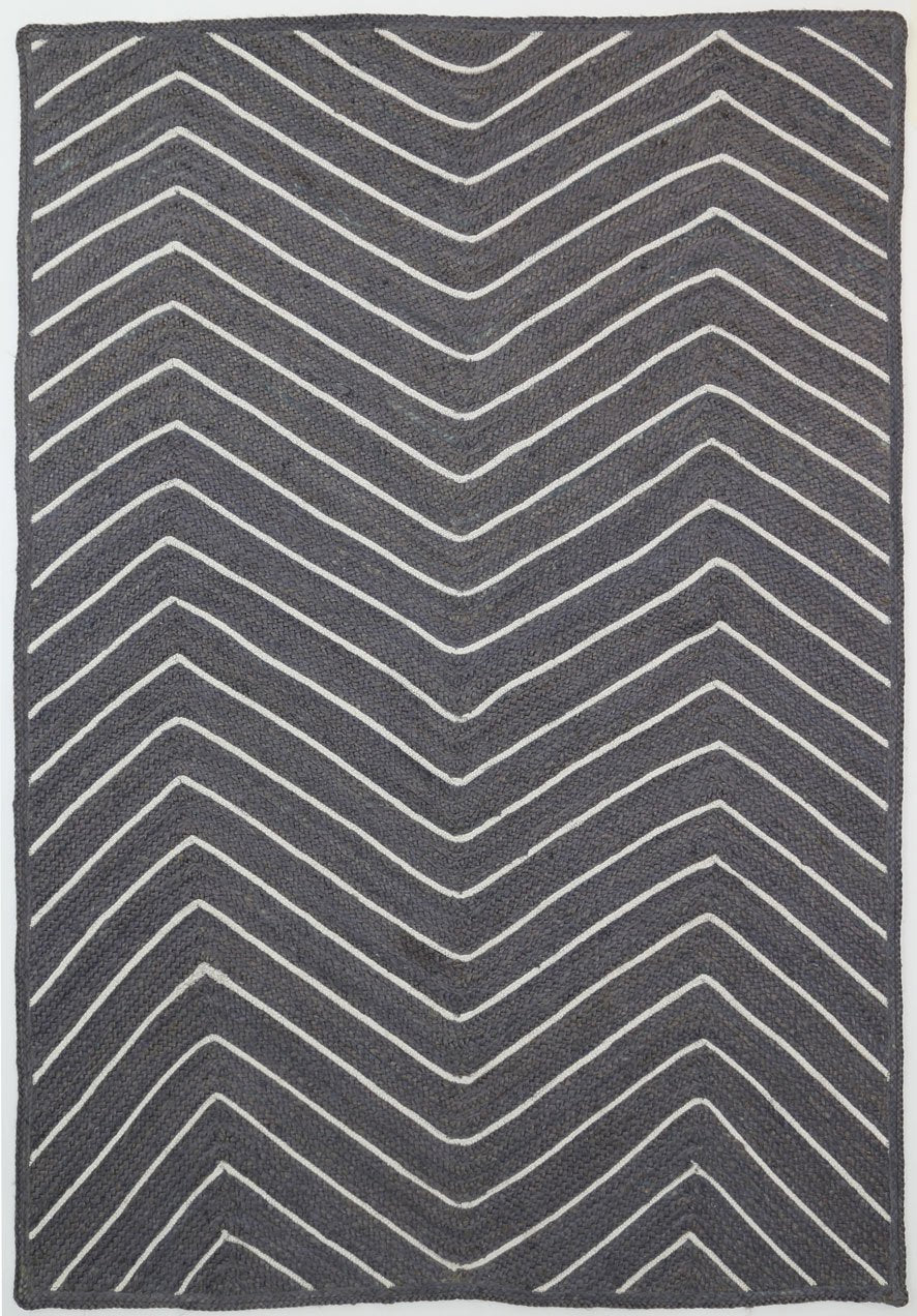 Wright 2 Grey and White Rug