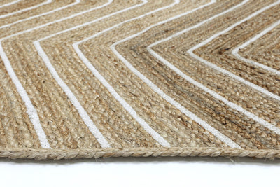 Wright 5 Natural and White Rug