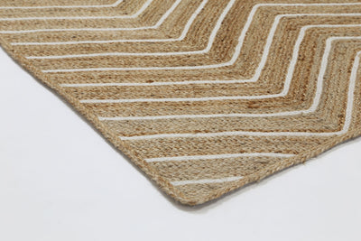 Wright 5 Natural and White Rug