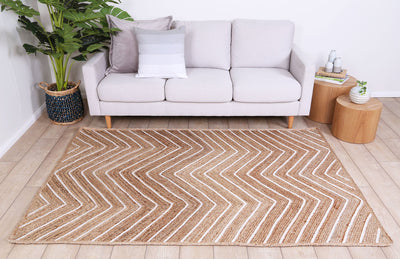 Wright 5 Natural and White Rug