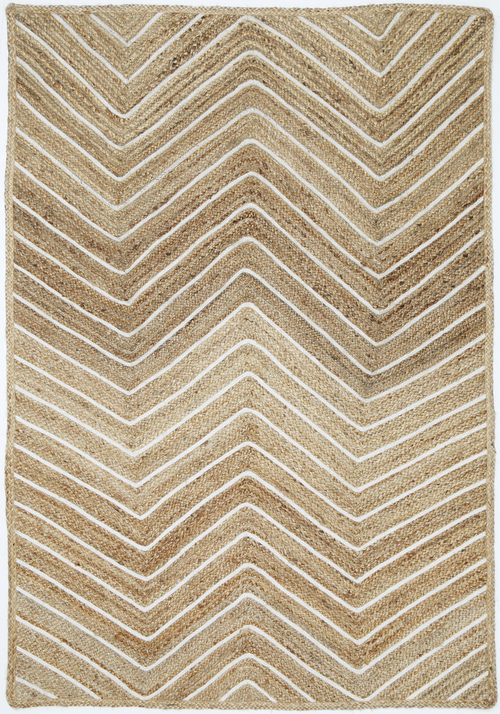 Wright 5 Natural and White Rug