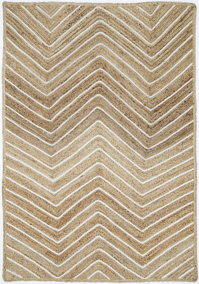 Wright 5 Natural and White Rug