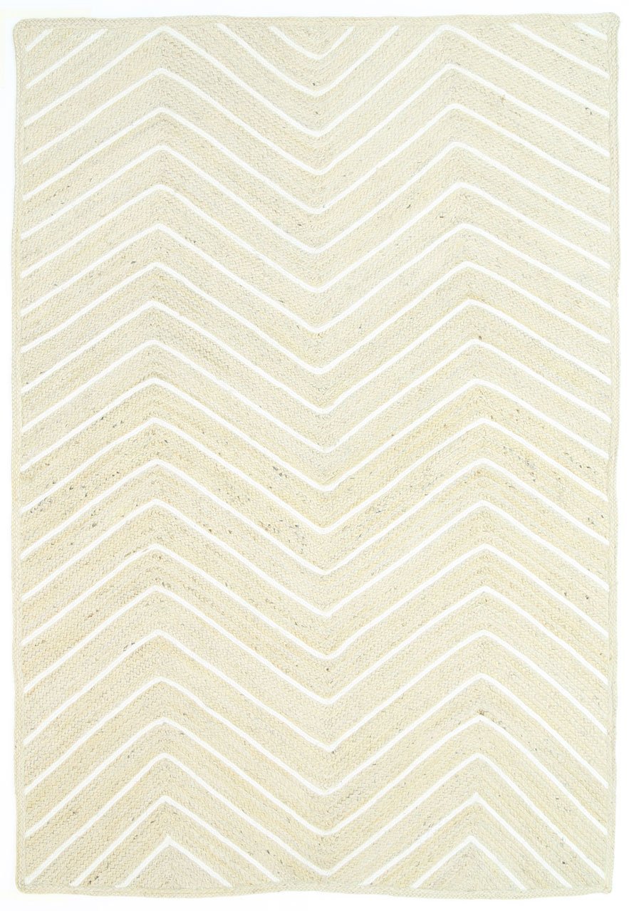 Wright 6 Pearl and White Rug