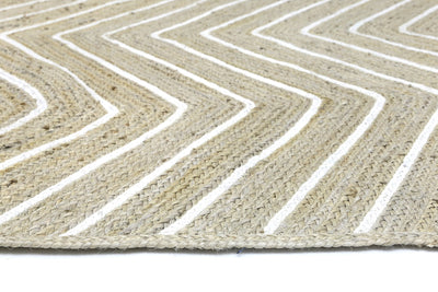 Wright 6 Pearl and White Rug