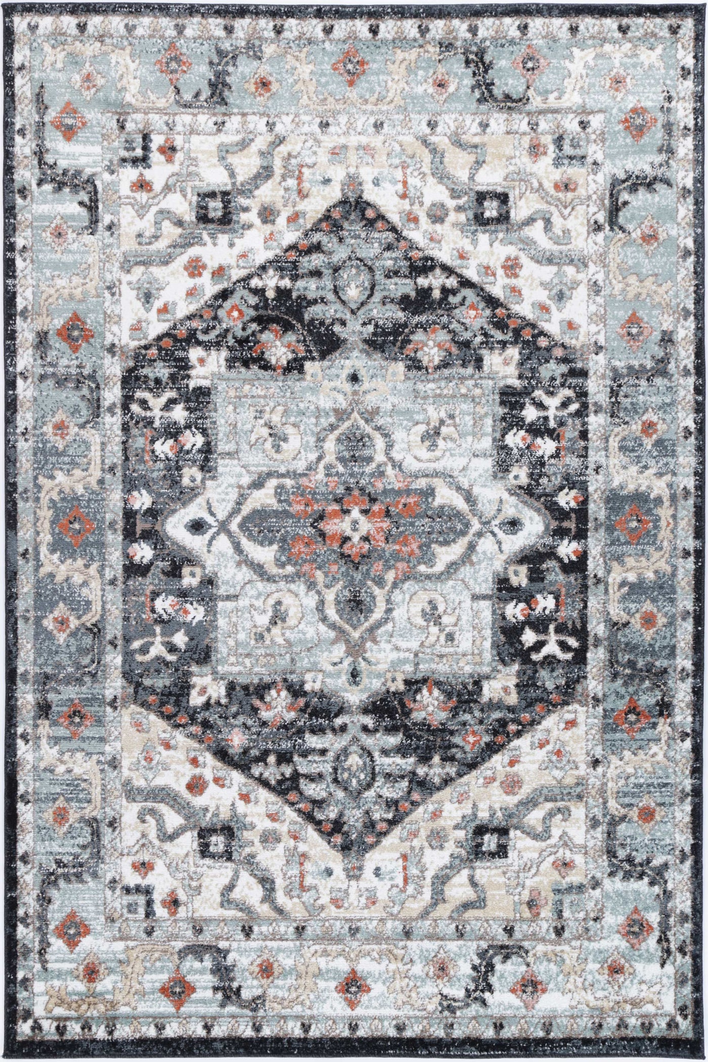 Tehran 3 Charcoal Rug