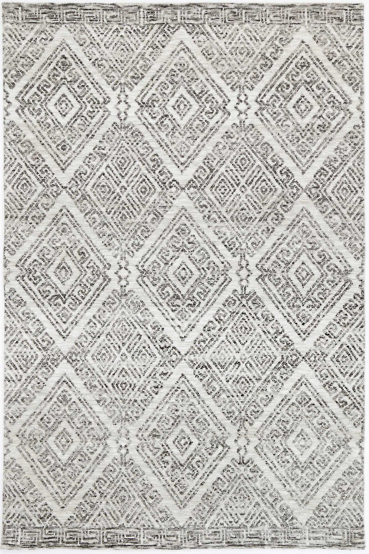 Amber Grey Tribal Rug