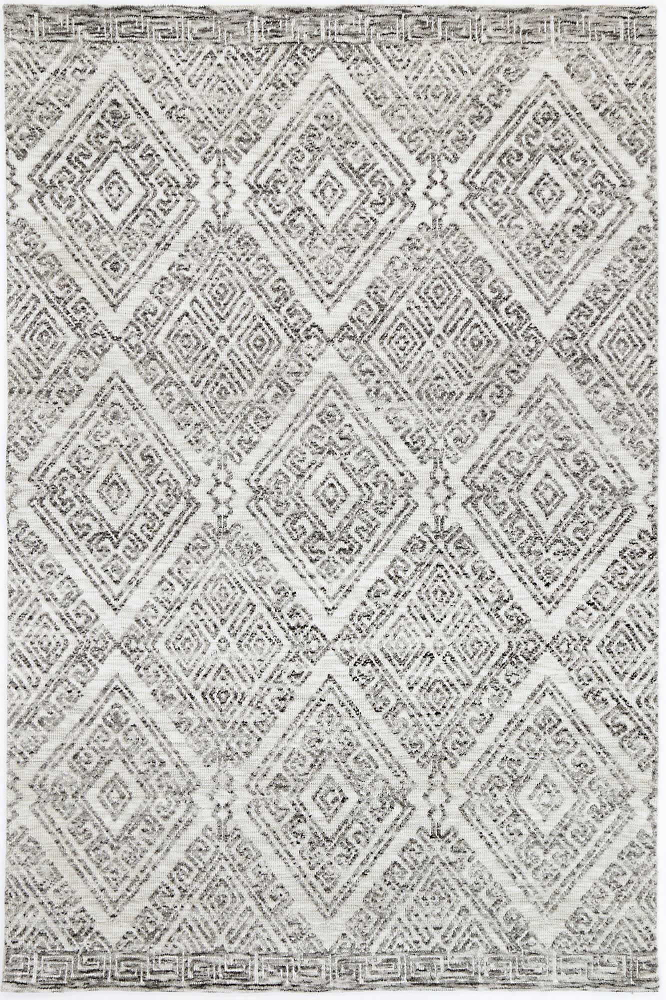 Amber Grey Tribal Rug