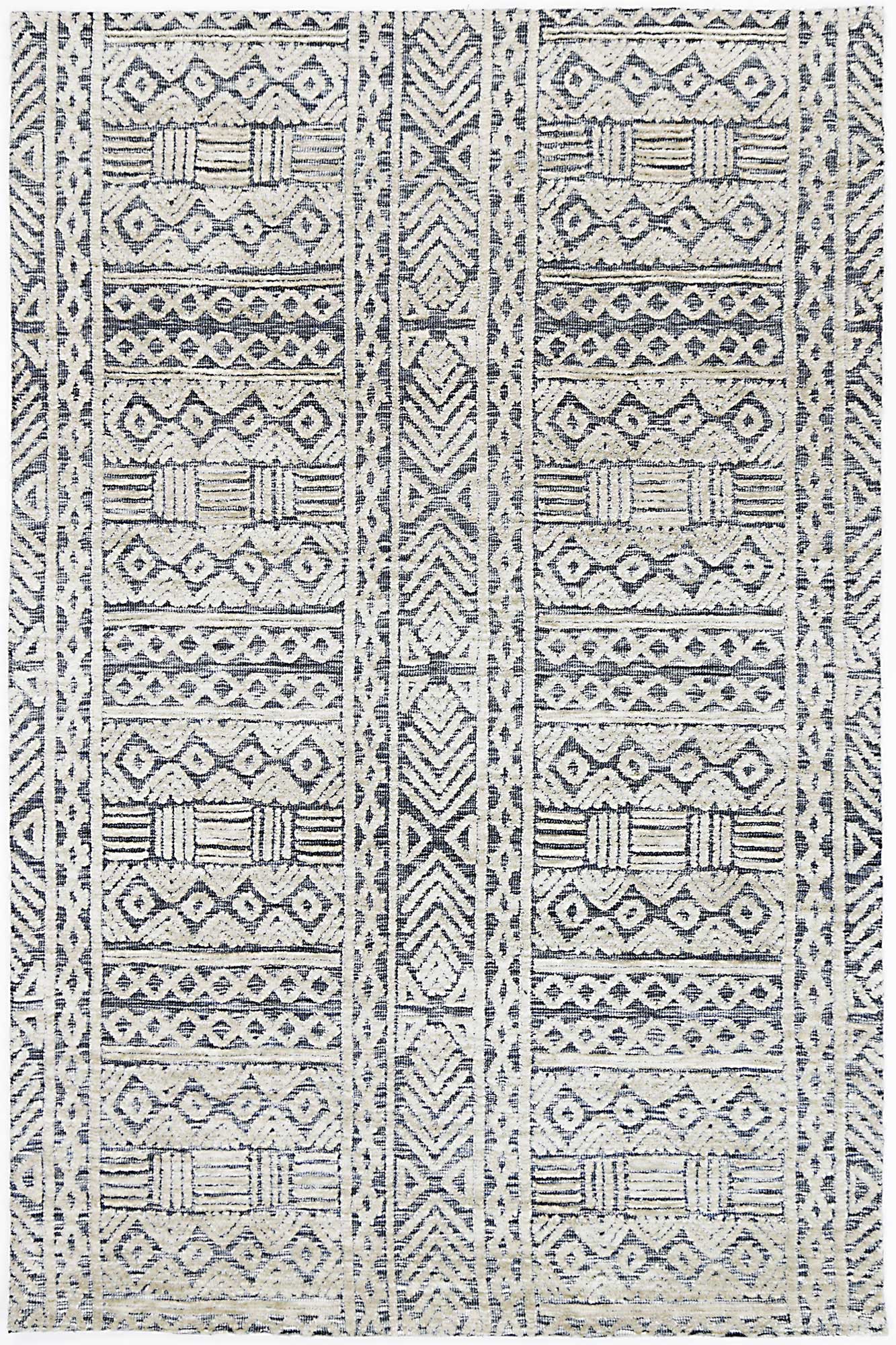 Amber Blue Tribal Rug