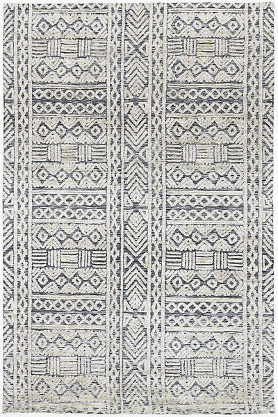 Amber Blue Tribal Rug