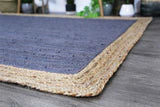 Madrid Centre Grey Jute Rug