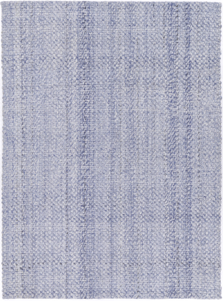 LA Blue Wool Blend Rug