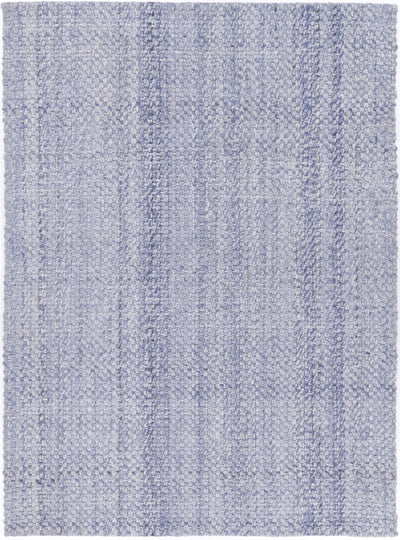 LA Blue Wool Blend Rug