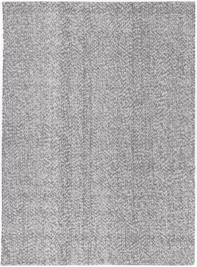 LA Charcoal Wool Blend Rug